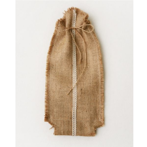 Упаковка мешочек для бутылки коричневая