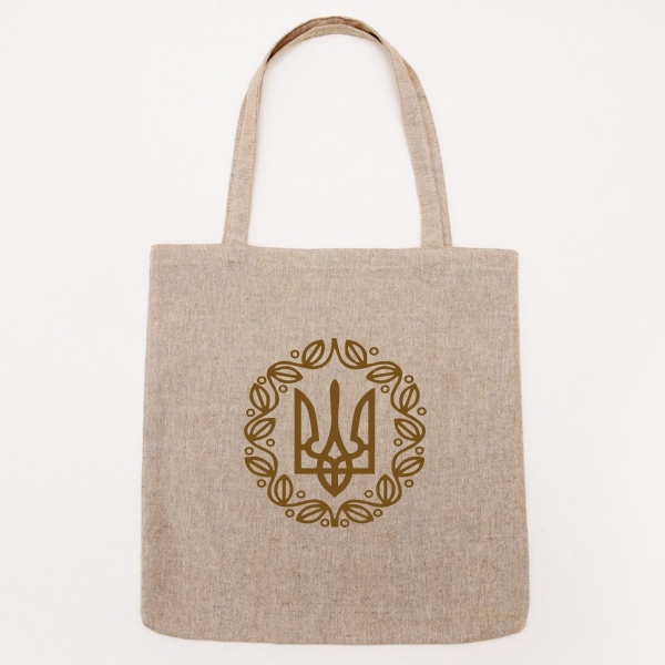 Термонаклейка герб Украины на сумке