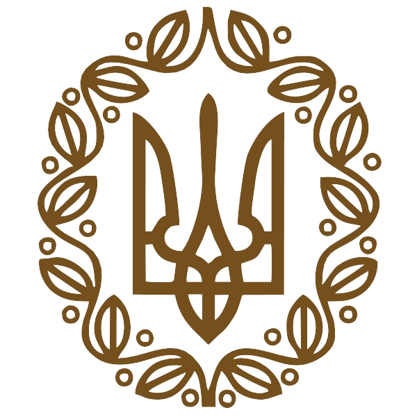 Термонаклейка герб Украины