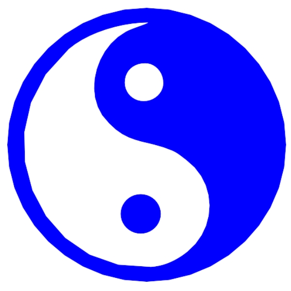 Термонаклейка инь-янь