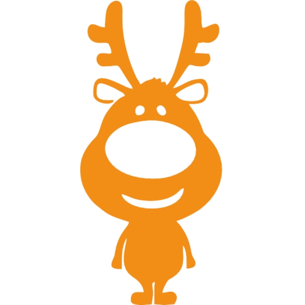 Термонаклейка олень