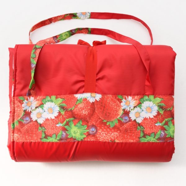 Покрывало для пикника, пляжа красное