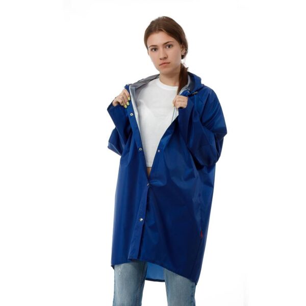 плащ-дождевик синий 1