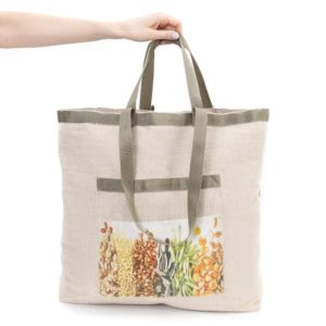 Сумка для продуктов.eco print 2.