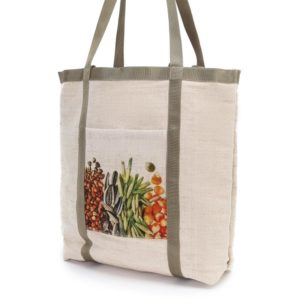 Сумка для продуктов хозяйственная.eco print.6