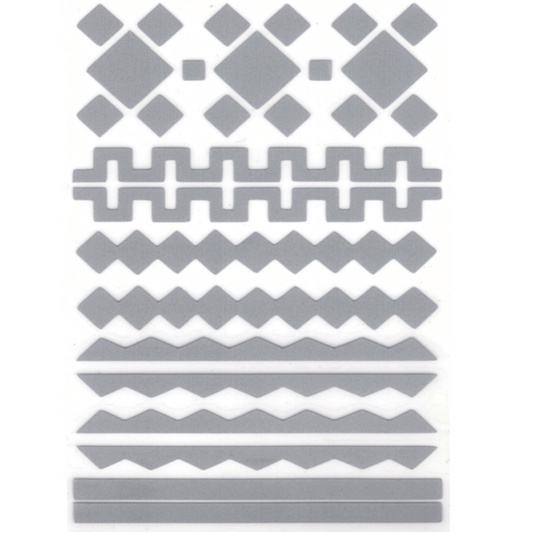 термонаклейка геометрия