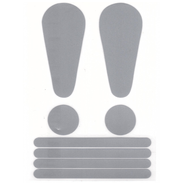 Термонаклейка светоотражающая воскл.знак