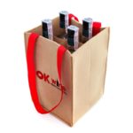 ok wine сумка для бутылок войлочная 3