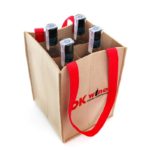 ok wine сумка для бутылок войлочная 4